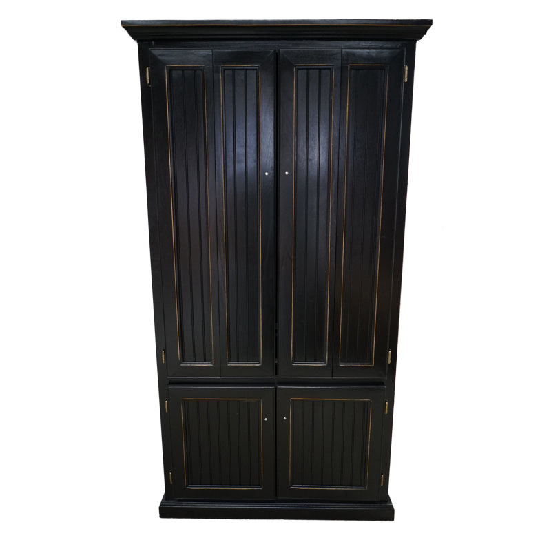 Breakwater Bay Neasa Solid Wood Armoire Desk & Reviews Wayfair